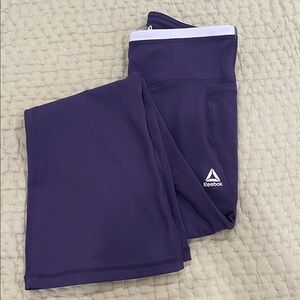 Girls Reebok Purple Athletic Leggings